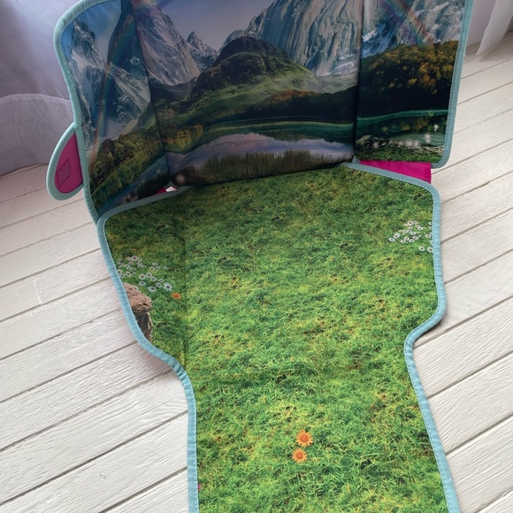 Lakeshore Fantasy Adventure Backback Unicorns Horses Fold Out Scene Playset - Picture 5 of 8